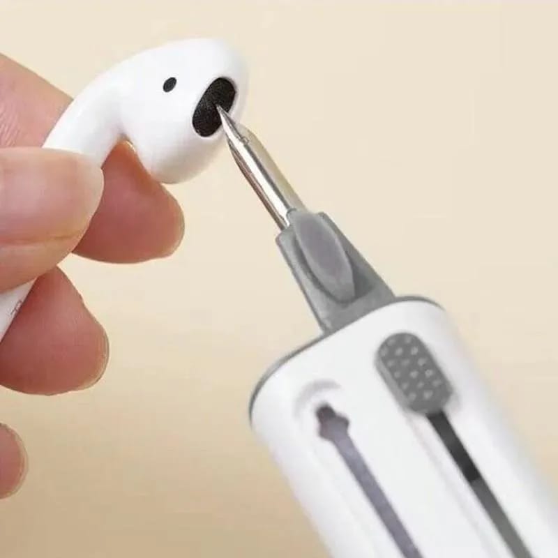 4-in-1 Earphone Cleaning Pen With Soft Bristle Brush