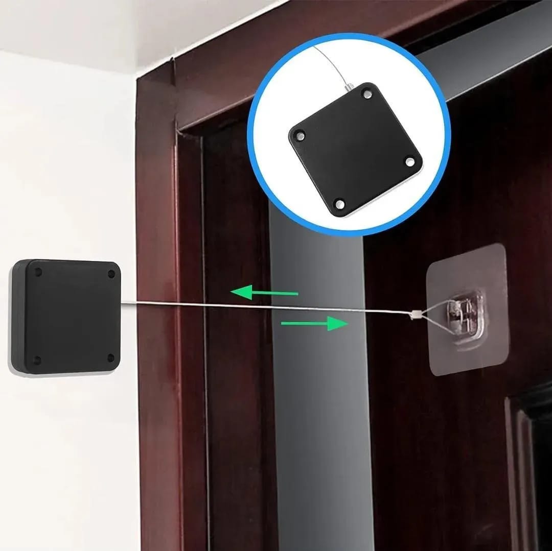 Automatic Door Closer ABS Plastic Home Essentials
